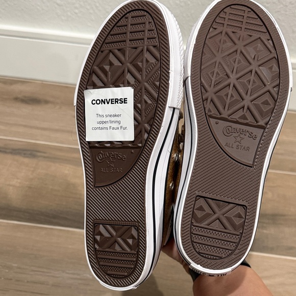 Converse Sparkling Gold High-Tops - Picture 7 of 7